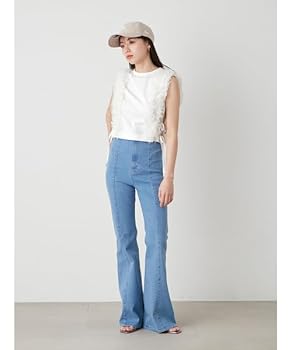Amazon | [スナイデル] ハイウエストストレッチデニム